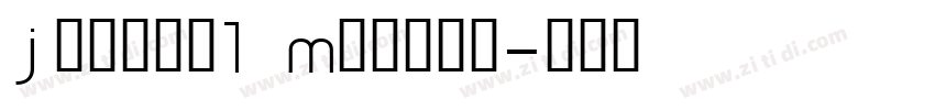 Janina1 Medium字体转换